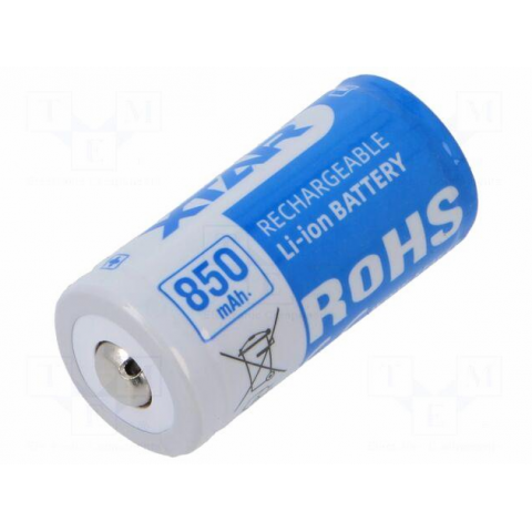 Akumuliatorius 16340 3.6V 850mAh Li-ion Xtar